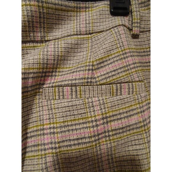 Boden Tan Plaid Kew Wool Blend Trousers Size 22 - Picture 4 of 5
